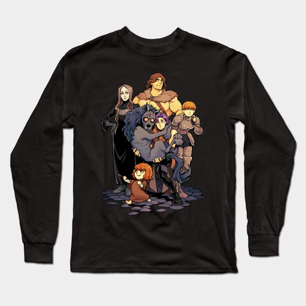 Fear and Hunger, Scooby Doo style Long Sleeve T-Shirt by H0lyhandgrenade